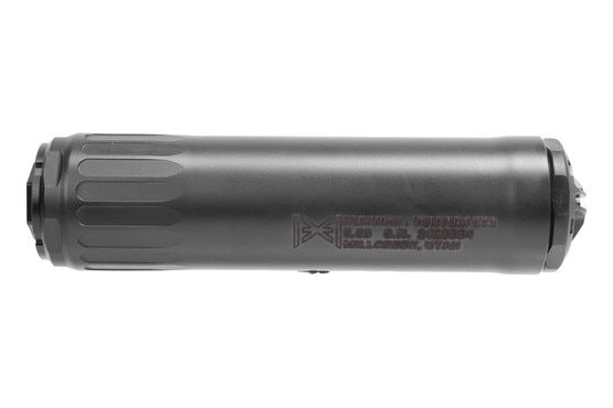 Huxwrx 5.56 ventum flow through 3d printed titanium silencer is hub compatible